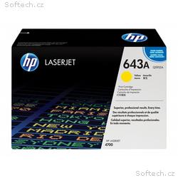 HP toner 643A, Yellow, 10 000 stran