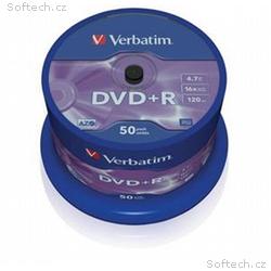 VERBATIM DVD+R AZO 4,7GB, 16x, spindle 50 ks