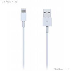 CONNECT IT Wrez Apple Lightning - USB, bílý, 2m