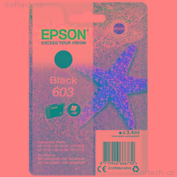 EPSON cartridge T03U1 black (hvězdice)