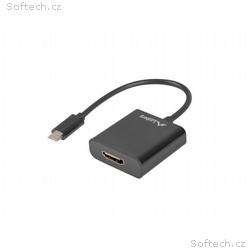 LANBERG USB-C(M) 3.1 na HDMI(F) adaptér kabel 15CM