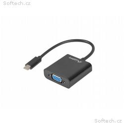 LANBERG USB-C(M) 3.1 na VGA(F) adaptér kabel 15CM 