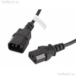 LANBERG IEC 320 C13 na C14 kabel 1.8M černý 