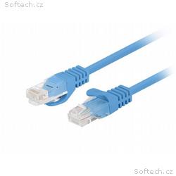LANBERG Patch kabel CAT.5E UTP 0.25M modrý Fluke P