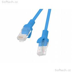 LANBERG Patch kabel CAT.5E UTP 0.5M modrý Fluke Pa
