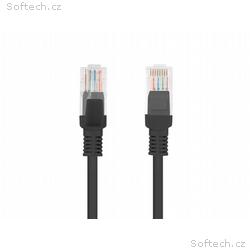 LANBERG Patch kabel CAT.5E UTP 20M černý Fluke Pas