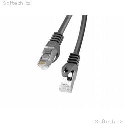 LANBERG Patch kabel CAT.6 FTP 0.25M černý Fluke Pa