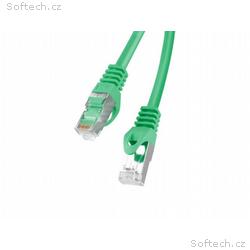 LANBERG Patch kabel CAT.6 FTP 0.25M zelený Fluke P