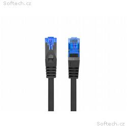 LANBERG Patch kabel CAT.6A FTP LSZH CCA 1M černý F