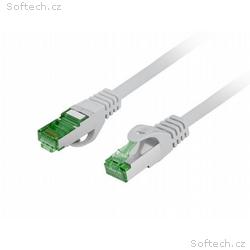 LANBERG Patch kabel CAT.7 S, FTP LSZH CU 0.5M šedý