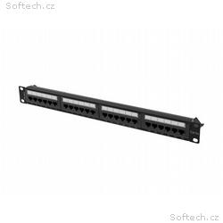 LANBERG PATCH PANEL 24 PORT 1U 19” CAT.6A UTP BLAC