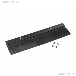 LANBERG 19" CABLE ENTRY BRUSH PANEL BLACK 