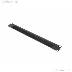 LANBERG 19" BRUSH PANEL 1U AK-1103-B BLACK 