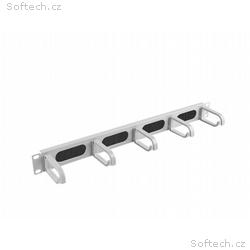 LANBERG 19" CABLE MANAGEMENT BRUSH PANEL 5 RINGS- 