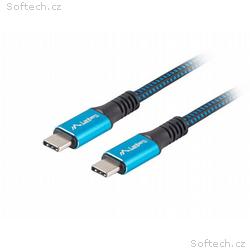 Lanberg USB-C M, M 4.0 kabel 0,5m 100W 8K 30Hz mod