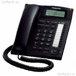 Panasonic KX-TS880FXB - jednolinkový telefon, čern