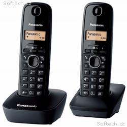 Panasonic KX-TG1612FXH, bezdrát. telefon, 2 sluchá