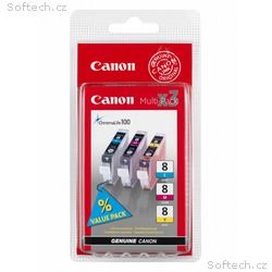 Canon cartridge CLI-8 C, M, Y, MultiPack, 3x13ml