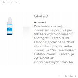 Canon Ink GI-490, Cyan, 7000str.