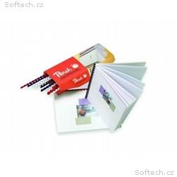 PEACH vazací hřbet Binding Combs 21 Rg A4 6mm, čer