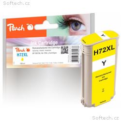 PEACH kompatibilní cartridge HP No. 72 (XL), žlutá