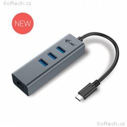 i-Tec USB-C 3.1 HUB 3port Metal + Gigabit Ethernet
