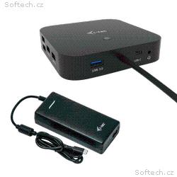 i-tec USB-C HDMI DP Docking Station with Power Del