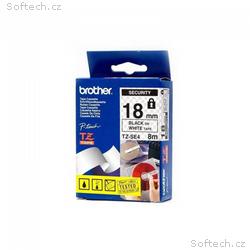 Brother - TZe-SE4, bílá, černá (18mm, plombovací)