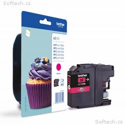 Brother LC-123M (inkoust magenta, 600 str.@ 5% dra