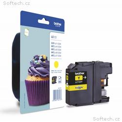Brother LC-123Y (inkoust yellow, 600 str.@ 5% draf