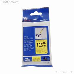 Brother - TZe-FX631, žlutá, černá, 12 mm, s flexib