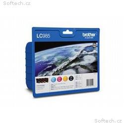 Brother LC-985 sada inkoustů - black, magenta, yel