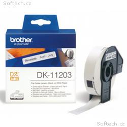 Brother - DK-11203 (papírové, databáze-300ks) 17x8