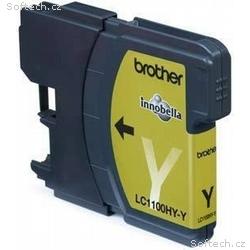 Brother LC-1100HY-Y (ink. žlutý, 750 str. @ 5%)