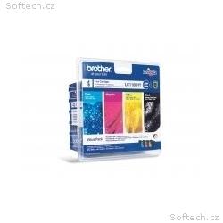 Brother LC-1100HY sada inkoustů - black, magenta, 