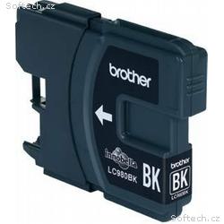 Brother LC-980BK (inkoust černý, 300 str.@ 5%, dra