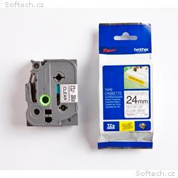 Brother - TZe-S151 průsvitná, černá (24mm, lamin.,