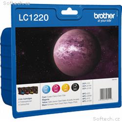 Brother LC-1220 sada inkoustů - black, magenta, ye