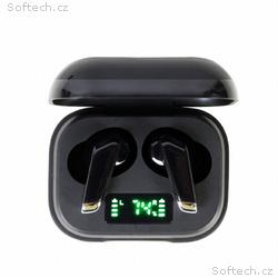GEMBIRD Sluchátka FitEar-X300B, Bluetooth, TWS, če