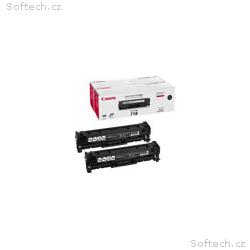 Canon toner CRG-718, Black, Twinpack, 2x3400str.