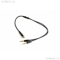 GEMBIRD CABLEXPERT Kabel rozdvojka jack 3,5mm (4 p