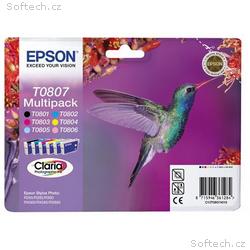 EPSON cartridge T0807 (6color) multipack (kolibřík