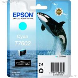 EPSON cartridge T7602 Cyan (kosatka)