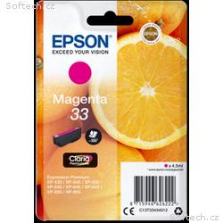 EPSON cartridge T3343 magenta (pomeranč)