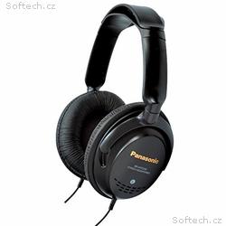 Panasonic RP-HTF295E-K, drátové sluchátka, přes hl