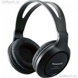 Panasonic RP-HT161E-K, drátové sluchátka, přes hla