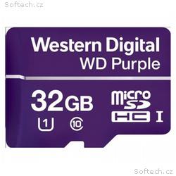 WD MicroSDHC karta 32GB Purple WDD032G1P0C Class 1