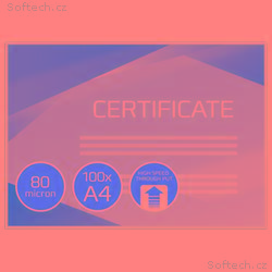 GBC Laminovací kapsy HighSpeed 80Mic 100pcs