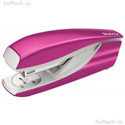 LEITZ Stolní sešívačka NeXXt WOW 5502, met. růžová