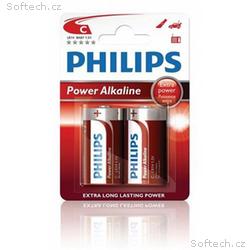 Philips baterie C PowerLife, alkalická - 2ks